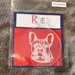 BRAND NEW IN PACKAGING Custom French Bulldog Acrylic Ornament